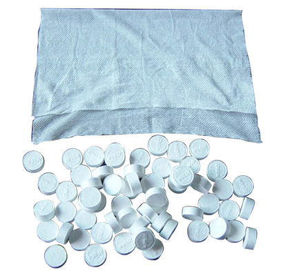 Trapos mágicos de la tableta de la viscosa del OEM el 100% con la malla no tejida, tejido comprimido