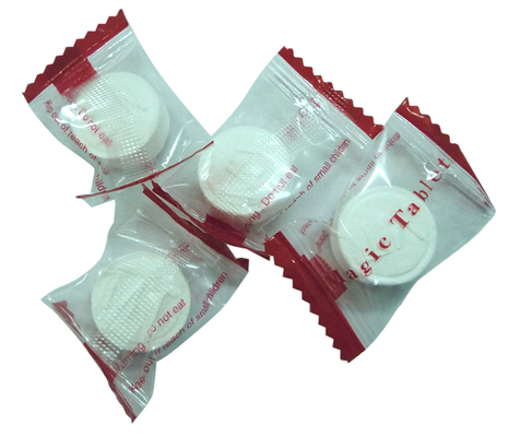 Servilletas comprimidas 100% de la moneda del paquete del caramelo del rayón mágico del tejido para el viaje