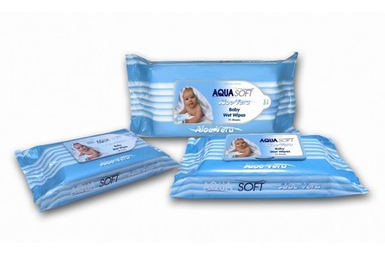 el cuidado de piel del bebé 80pcs limpia tejidos mojados del bebé antibacteriano del aligeramiento