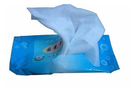 Tejido mojado del bebé blanco no tejido de la tela de la naturaleza/trapos sin alcohol del bebé